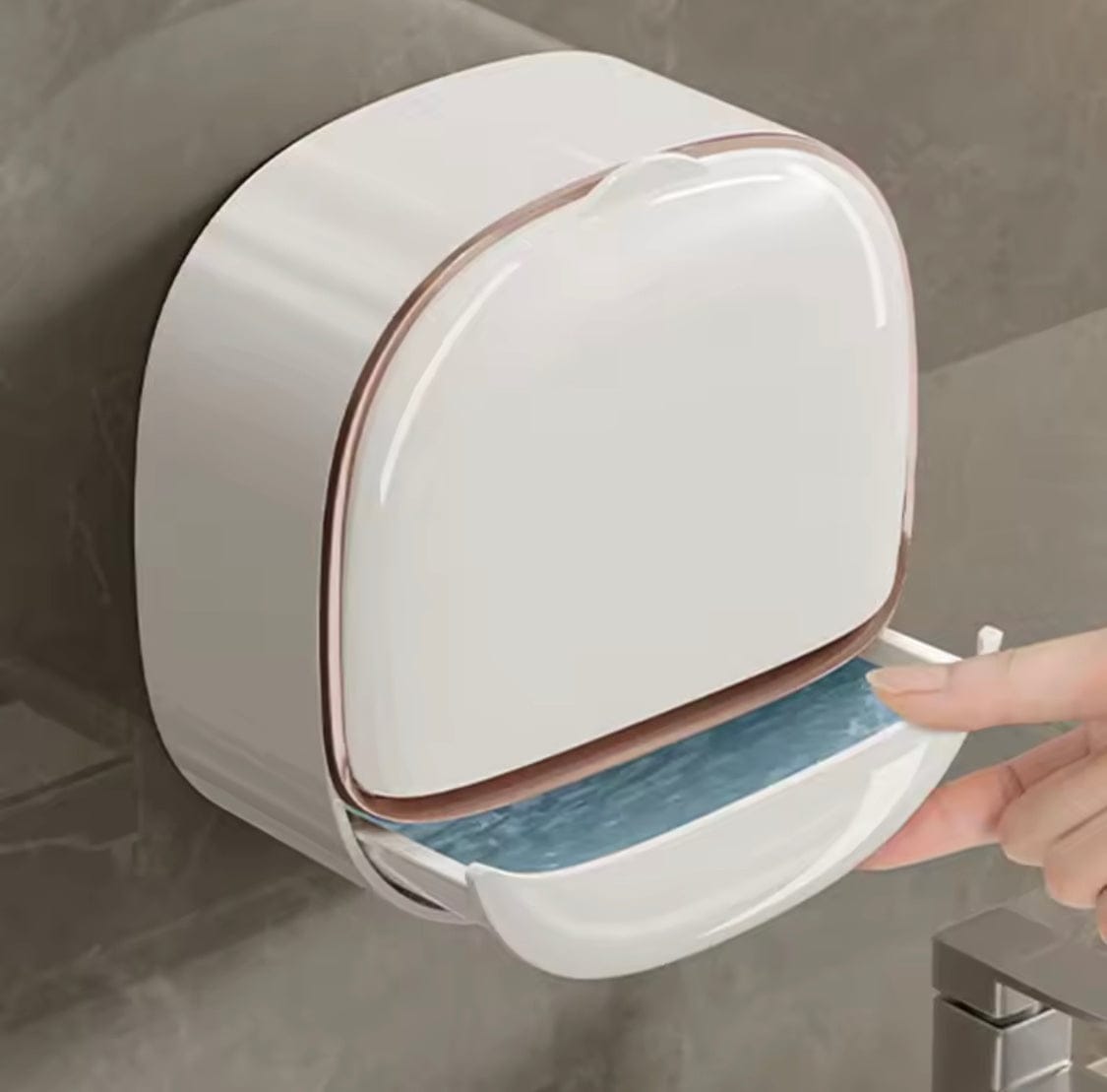 Wall Mounted Soap Box With Flip Cover - My Store