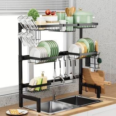 Double Layer Over The Sink Rack - My Store