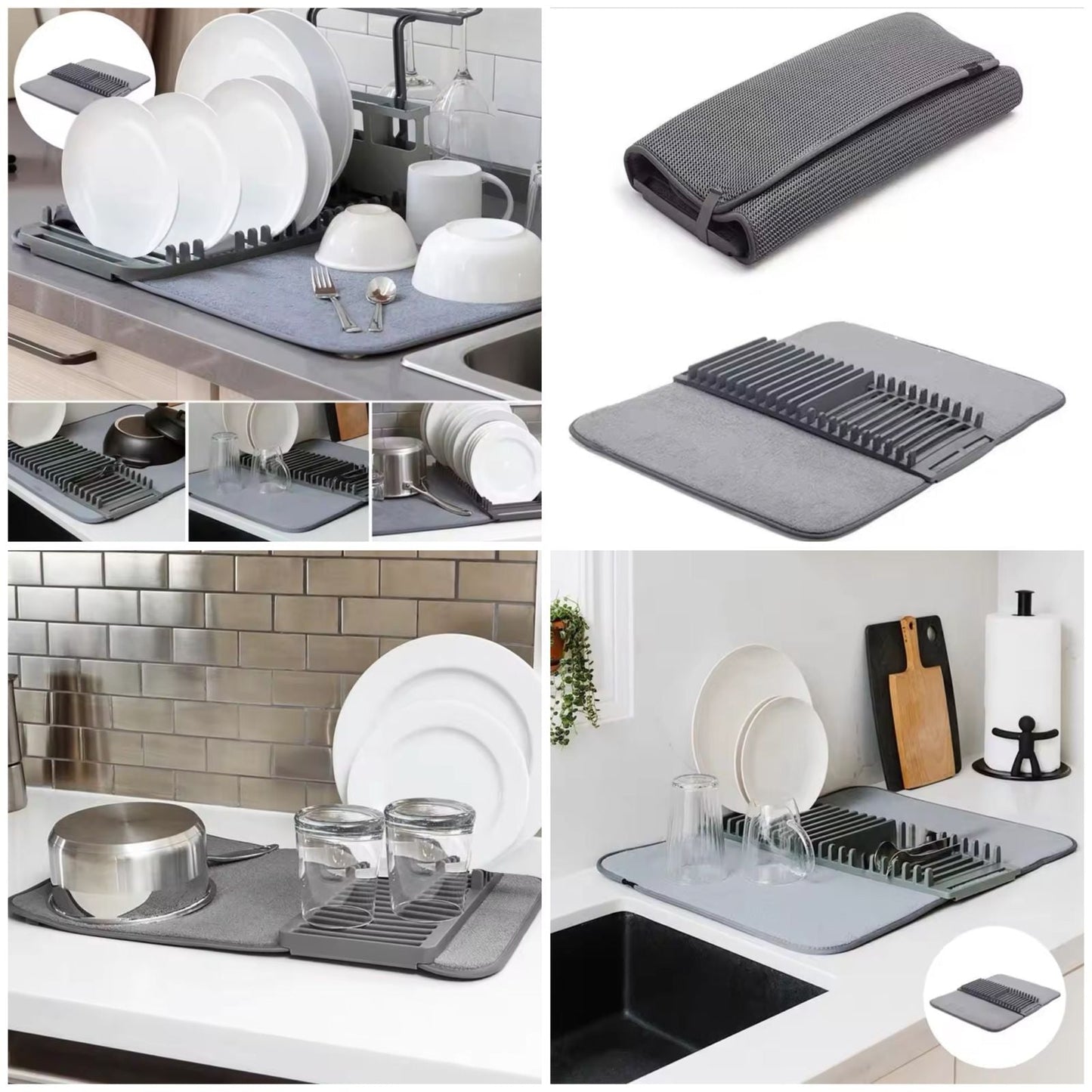 Multipurpose Drain Mat With Plastic Stand - My Store