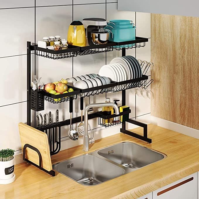 Double Layer Over The Sink Rack - My Store
