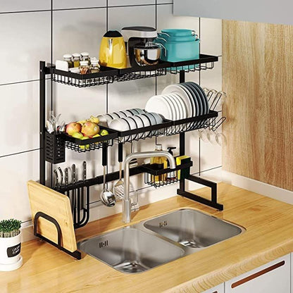 Double Layer Over The Sink Rack - My Store