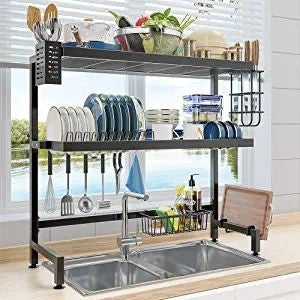 Double Layer Over The Sink Rack - My Store