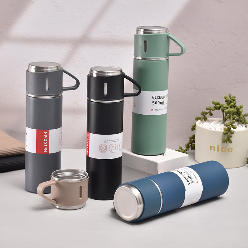 Vacuum Bottle and Mug Set