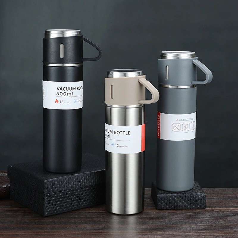 Vacuum Bottle and Mug Set