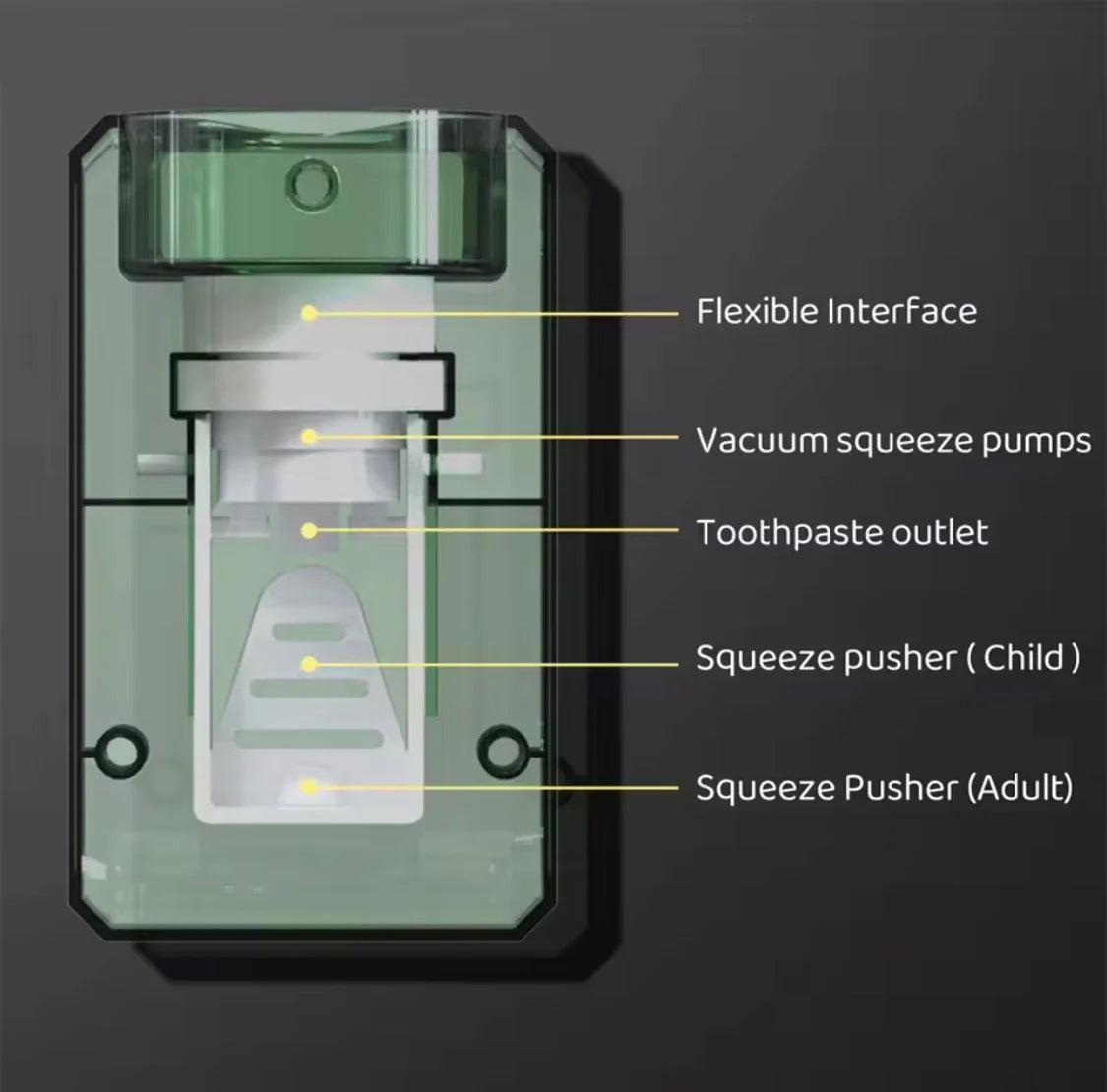Automatic Acrylic Toothpaste Dispenser - My Store