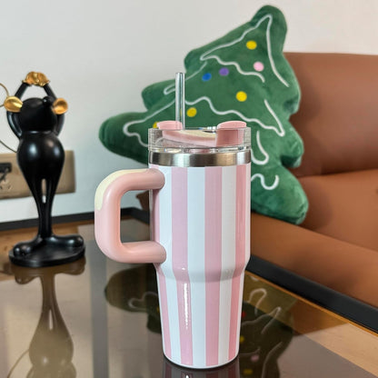 Stripes Tumbler For Kids Mini 14Oz Stainless Steel