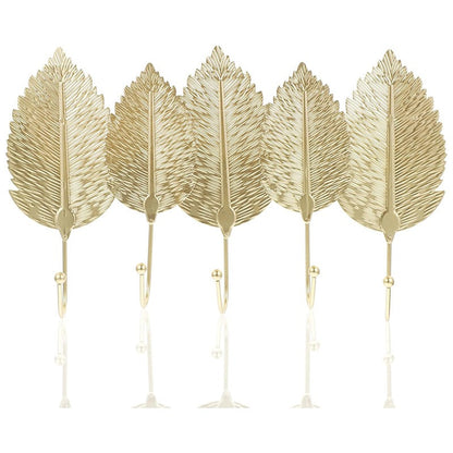 Wall Mounted Hooks - Leaf Design