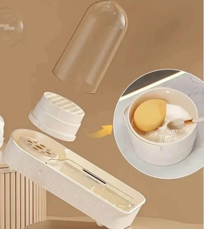 Cosmetic Organizer 360 Rotating Tabletop Storage Makeup & Brush Holder