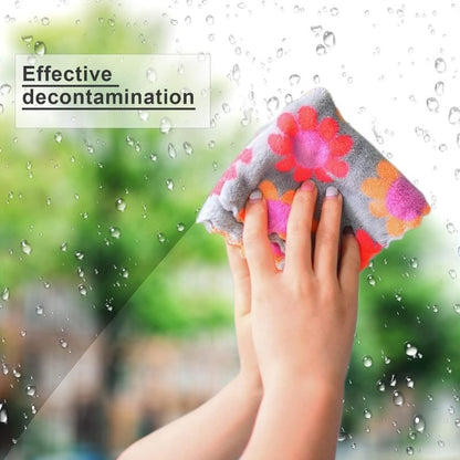Microfiber Cleaning Towels Printed Pack Of 5 - My Store