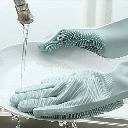 Magic Washing Gloves - Pair Of Silicone Washing Gloves - My Store