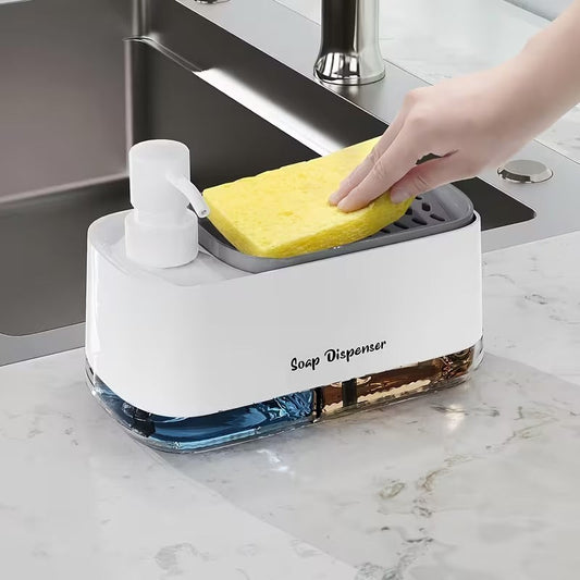 Multi-Functional Soap Dispenser with Built-in Sponge Holder - My Store