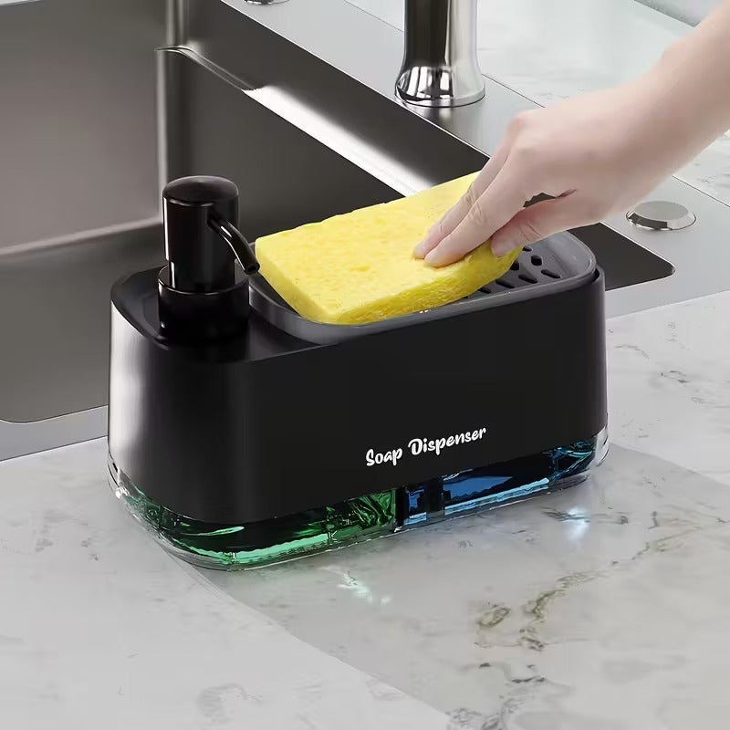 Multi-Functional Soap Dispenser with Built-in Sponge Holder - My Store