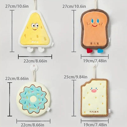 2 Pc Cute Cartoon Character Hanging Towel - My Store