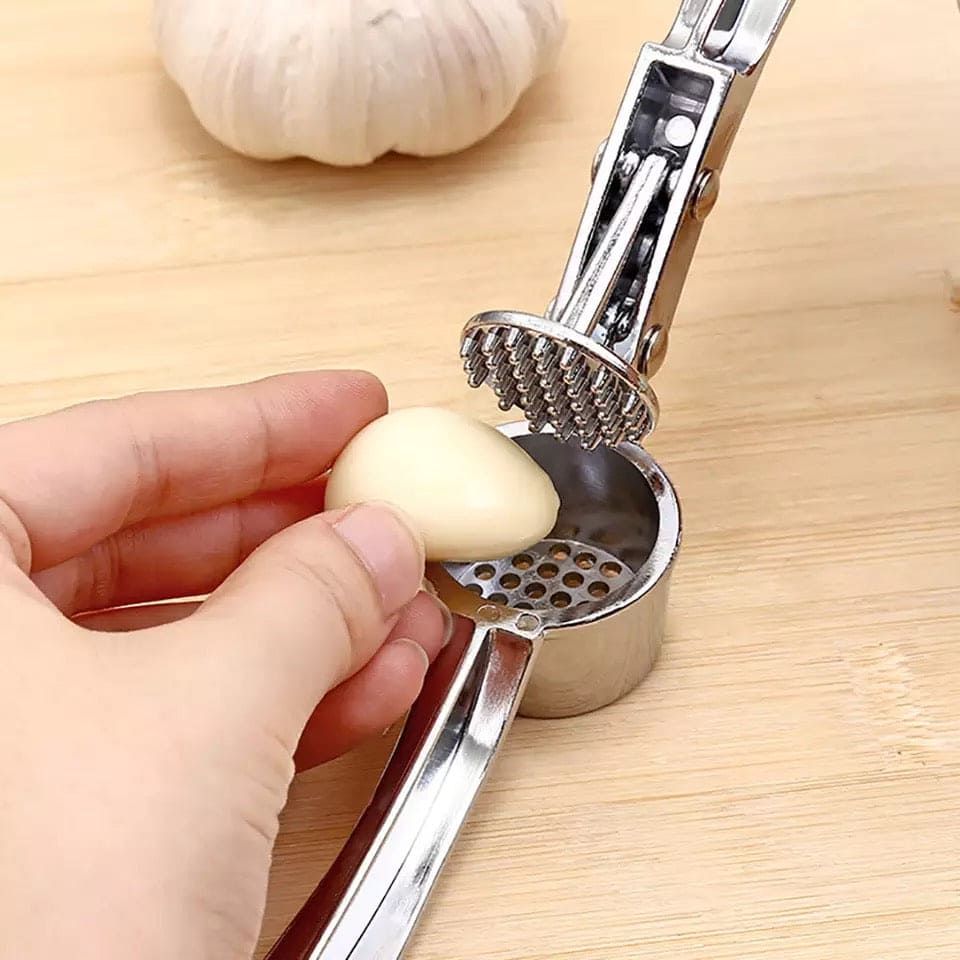Stainless steel garlic press - My Store