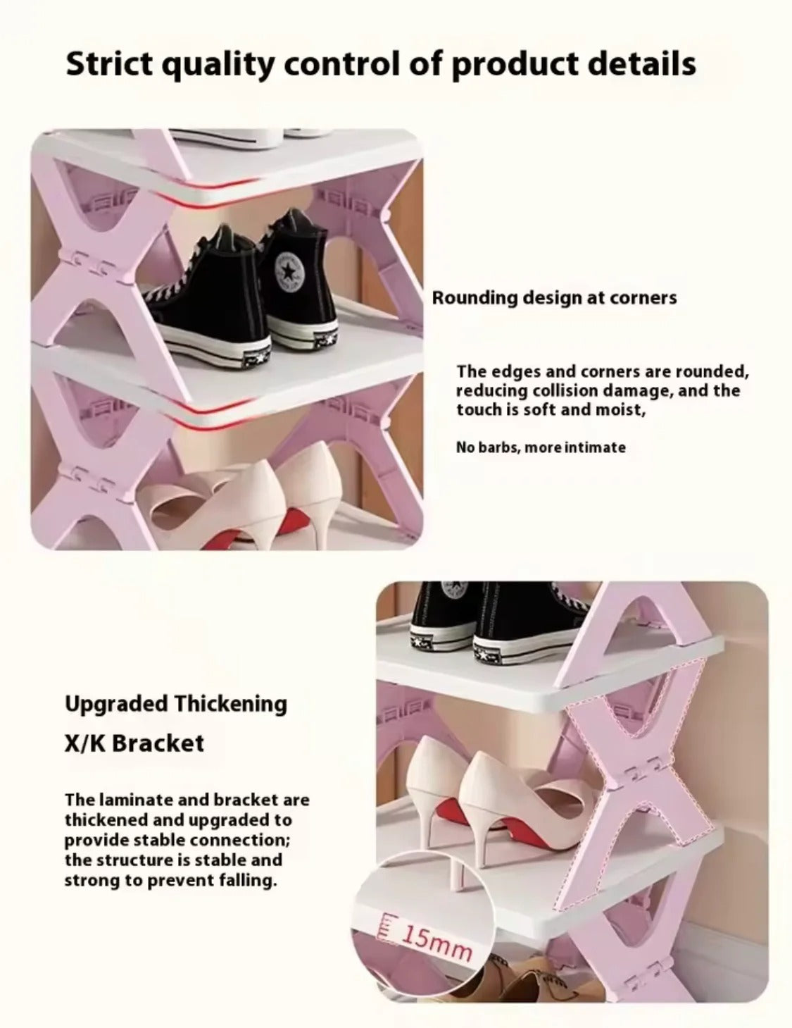 Multi Layer Foldable Storage Rack