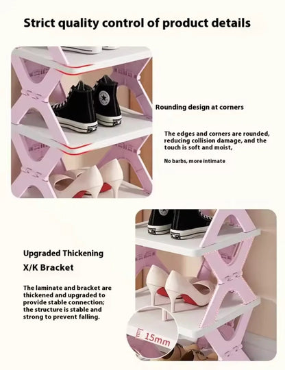 Multi Layer Foldable Storage Rack