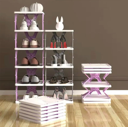 Multi Layer Foldable Storage Rack