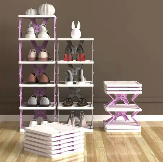 Multi Layer Foldable Storage Rack