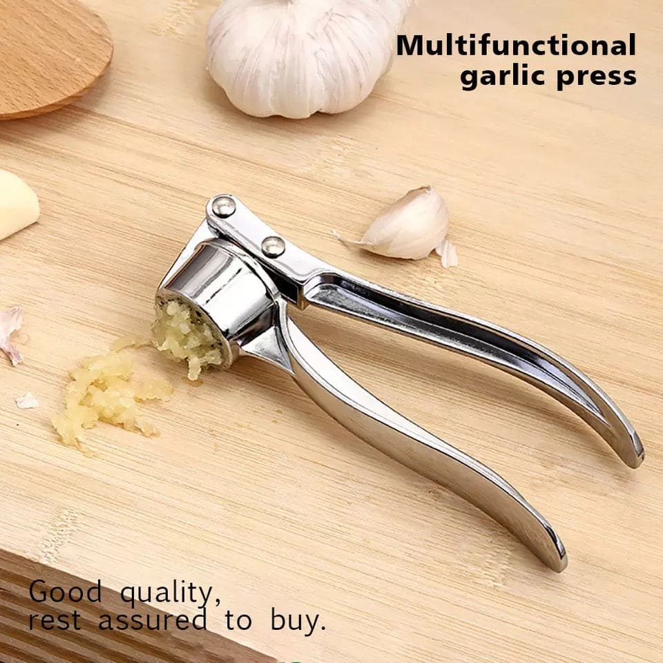 Stainless steel garlic press - My Store