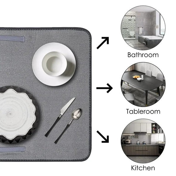 Multipurpose Drain Mat With Plastic Stand - My Store