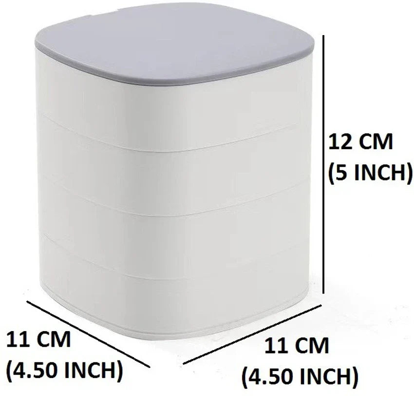 Cosmetic Storage Box with Mirror