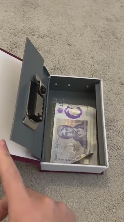 Dictionary Book Safe – Hidden Secret Storage Lock Box