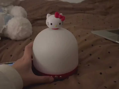 3D Cute Character Ambient Night Light & Galaxy Projector Lamp