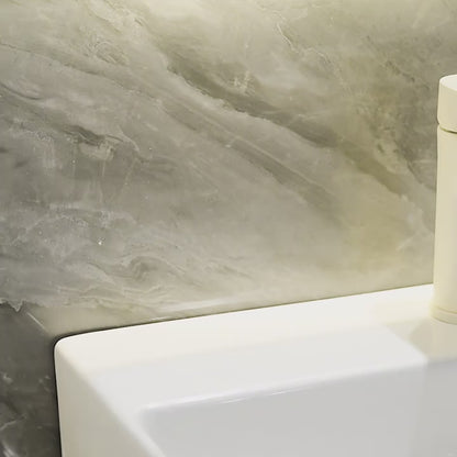 Ceramic "HOME" Bathroom Organizer & Toothbrush Holder
