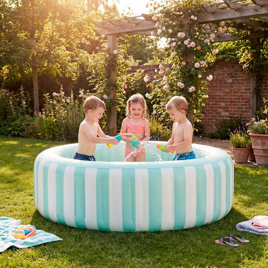 Intex Wet Set Collection Inflatable Striped Family Pool (66" x 21")