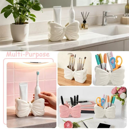Ceramic Butterfly Knot Multi-Purpose Organizer - My Store