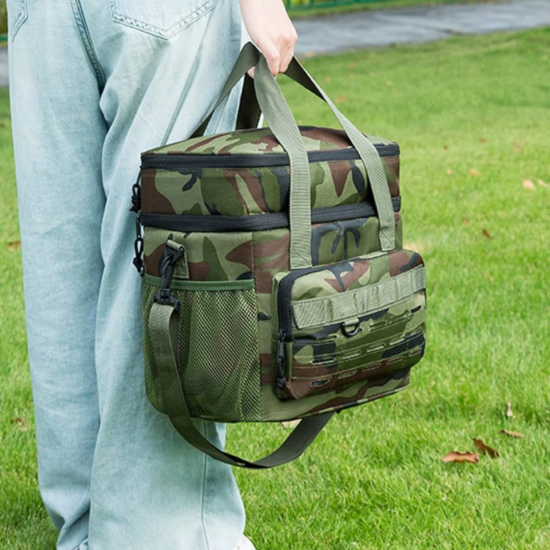 2 Layer Tactical Outdoor Picnic Lunch Bag - My Store