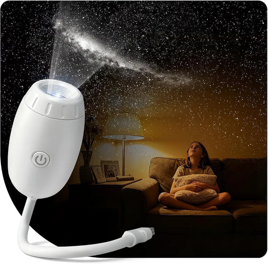 USB Car Starry Sky Projector Light – 360° Flexible Galaxy Ambient Light