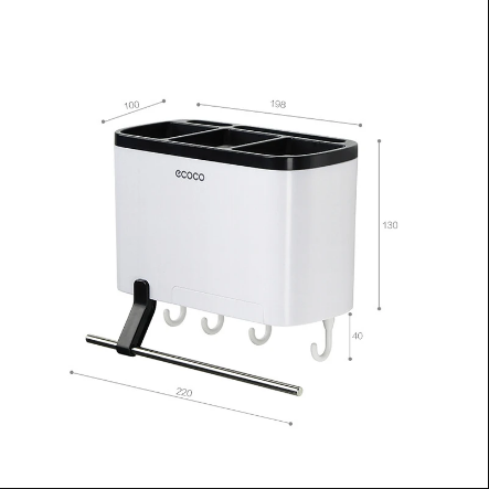 ECOCO Wall-Mounted Kitchen Utensil & Cutlery Holder