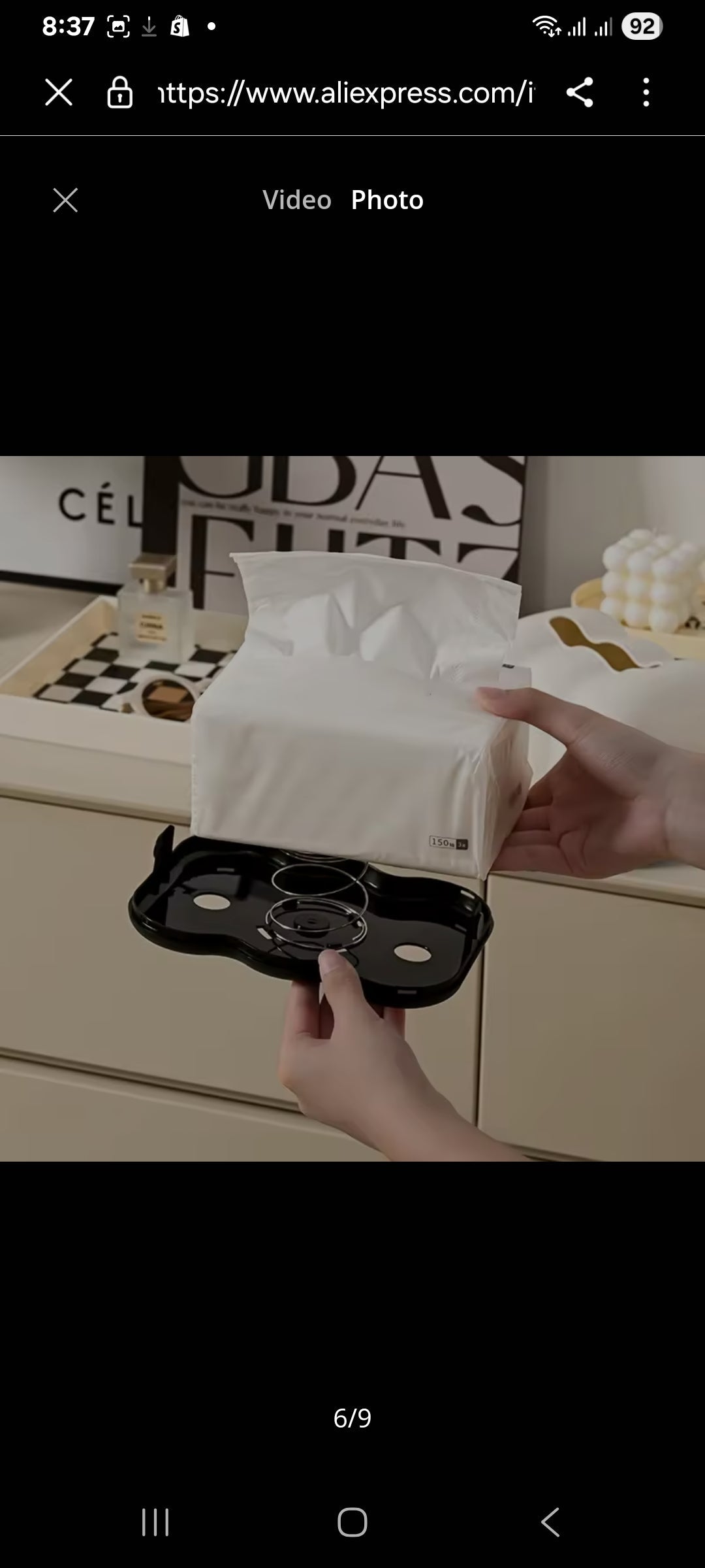 Cream Wind Cloud Tissue Box
Wall-Mounted & Desktop | Decorative Tissue Holder