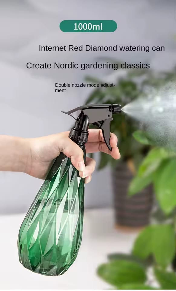 Nordic Diamond Geometric Spray Bottle (1L)
