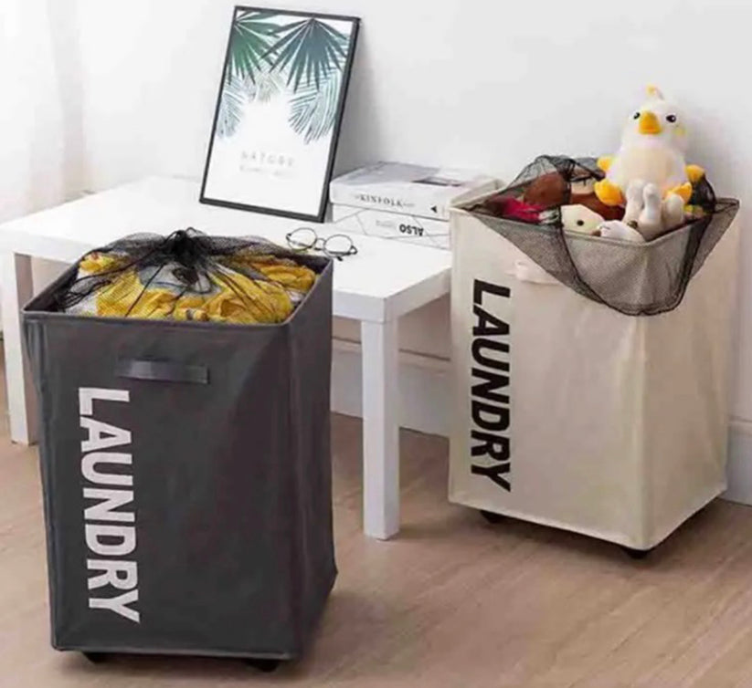 Large Capacity Laundry Basket with Wheels