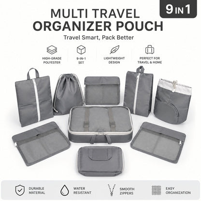 9-in-1 Travel Packing Cube Organizer Set - My Store