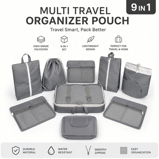 9-in-1 Travel Packing Cube Organizer Set - My Store