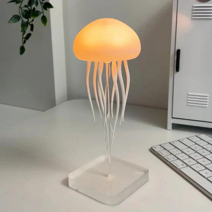 Aesthetic Gradient Swimming Jellyfish Lamp