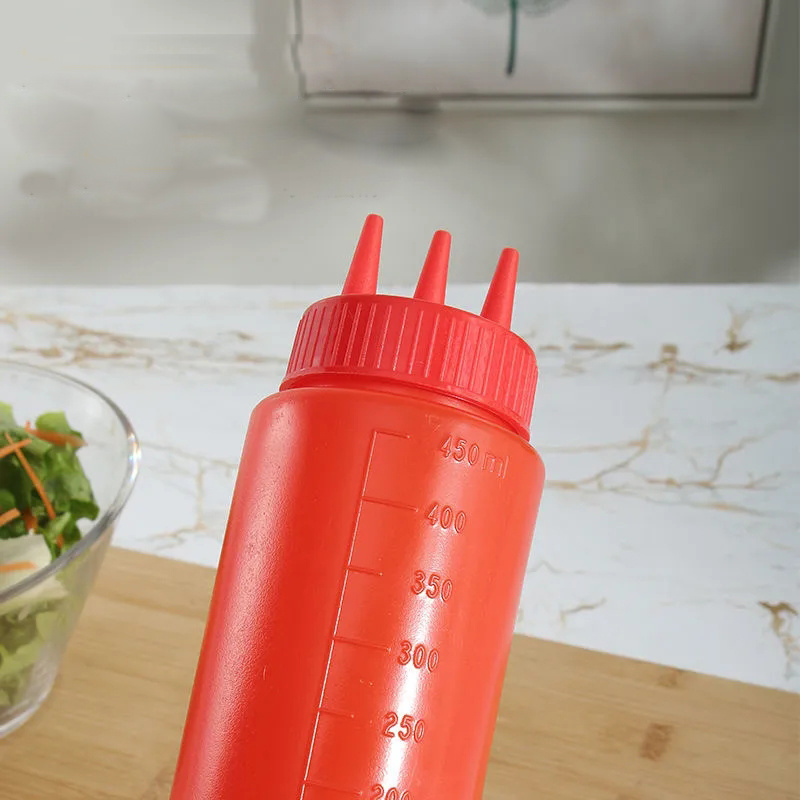 3 Nozzle Squeeze Bottle Set – 2 Pcs (450ml Each) - My Store
