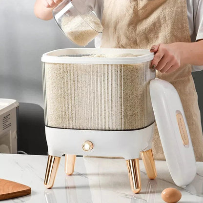 10kg Elegant Rice Dispenser with Lid