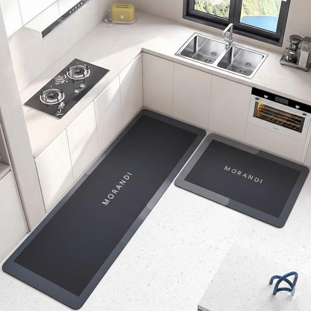 2-Piece Extra Large Runner & Mat Set – Napa Leather Finish with Anti-Slip Base - My Store