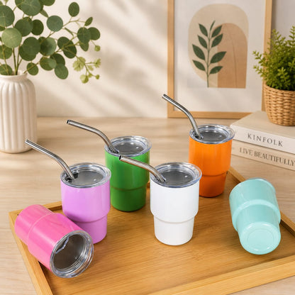 Mini Sublimation Espresso Tumbler – 3oz Stainless Steel Cup - My Store