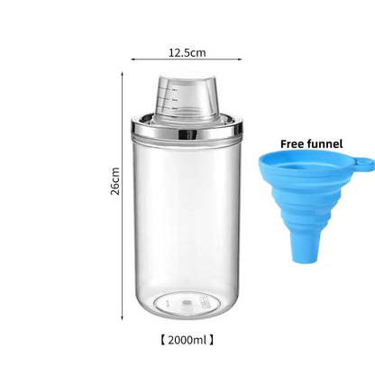 Premium Airtight Food Storage Canister with Measuring Cup Lid - My Store