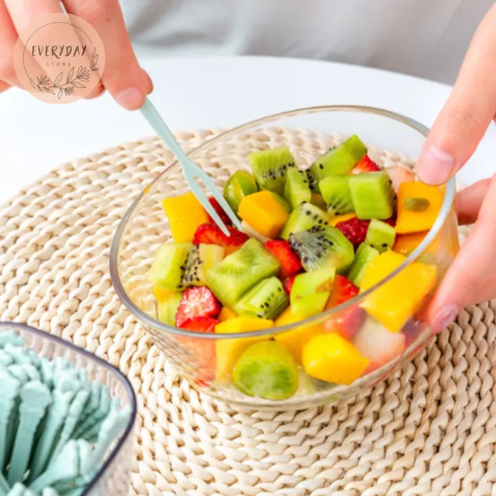🍴 Cute Animal Head Reusable Fruit Forks (20+ Pcs Set)