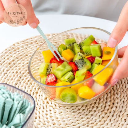 🍴 Cute Animal Head Reusable Fruit Forks (20+ Pcs Set)