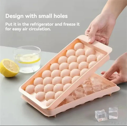 32-Grid Spherical Ice Ball Maker with Lid - My Store
