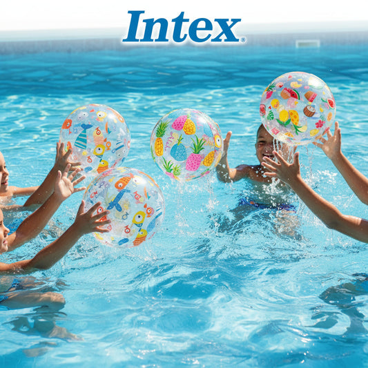 Intex 20" Lively Print Inflatable Beach Ball (Model 59040)