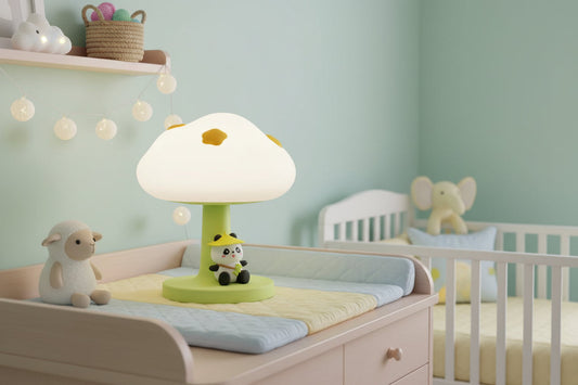 PoPo Panda Soft Silicone Bedside Lamp