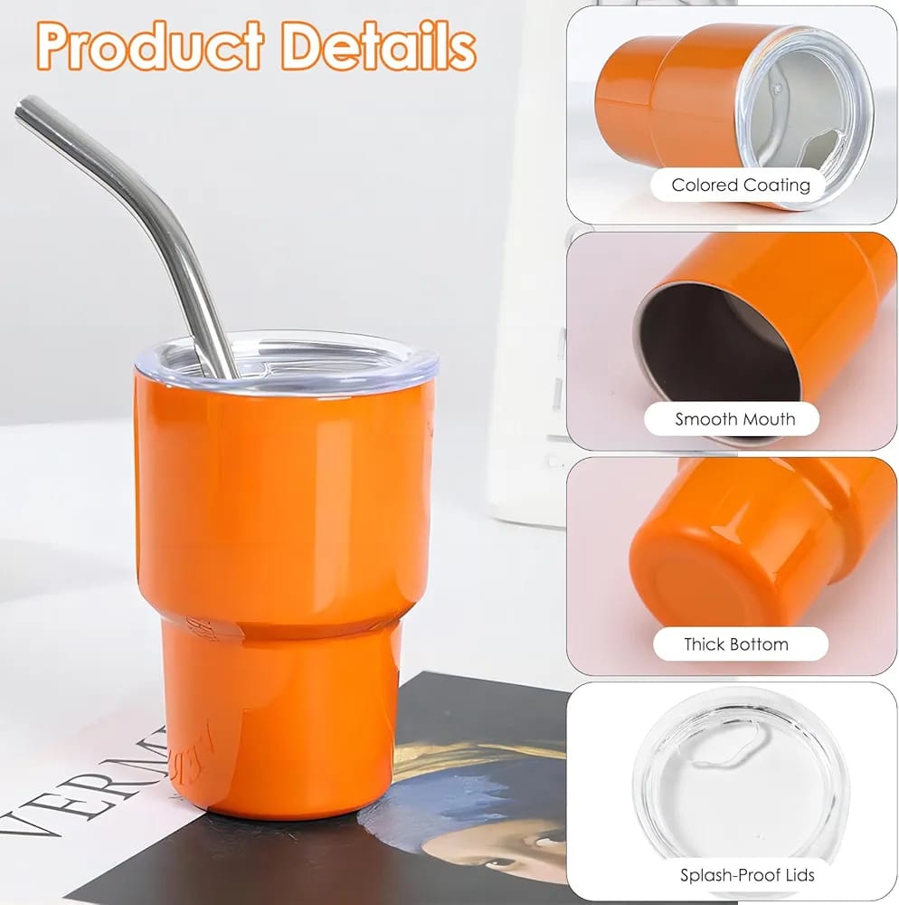 Mini Sublimation Espresso Tumbler – 3oz Stainless Steel Cup - My Store